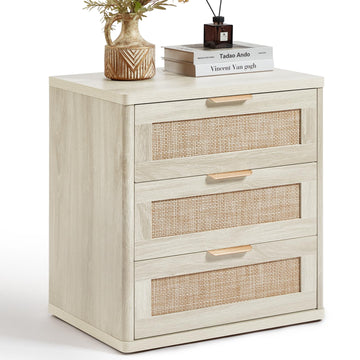 Rattan 23" Nightstands with Drawers