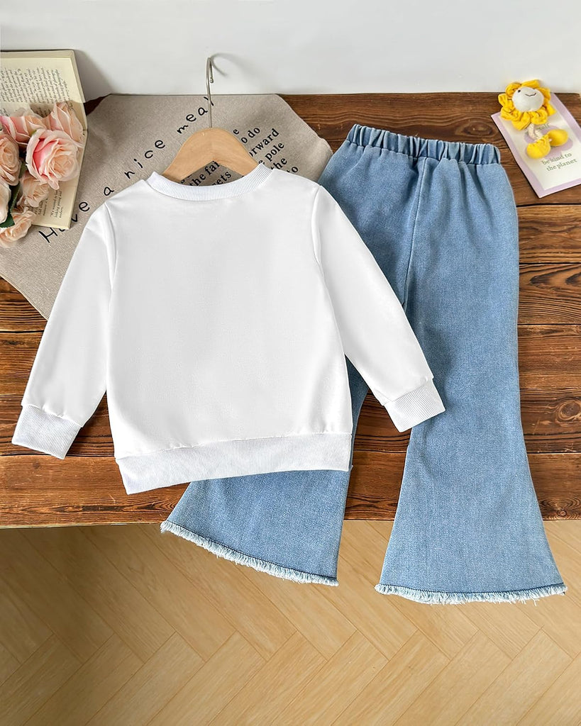 Baby Girl Clothes Toddler Girl Outfit Spring Shirts Top Infant Pants Little Mini Clothing Set 3Pcs