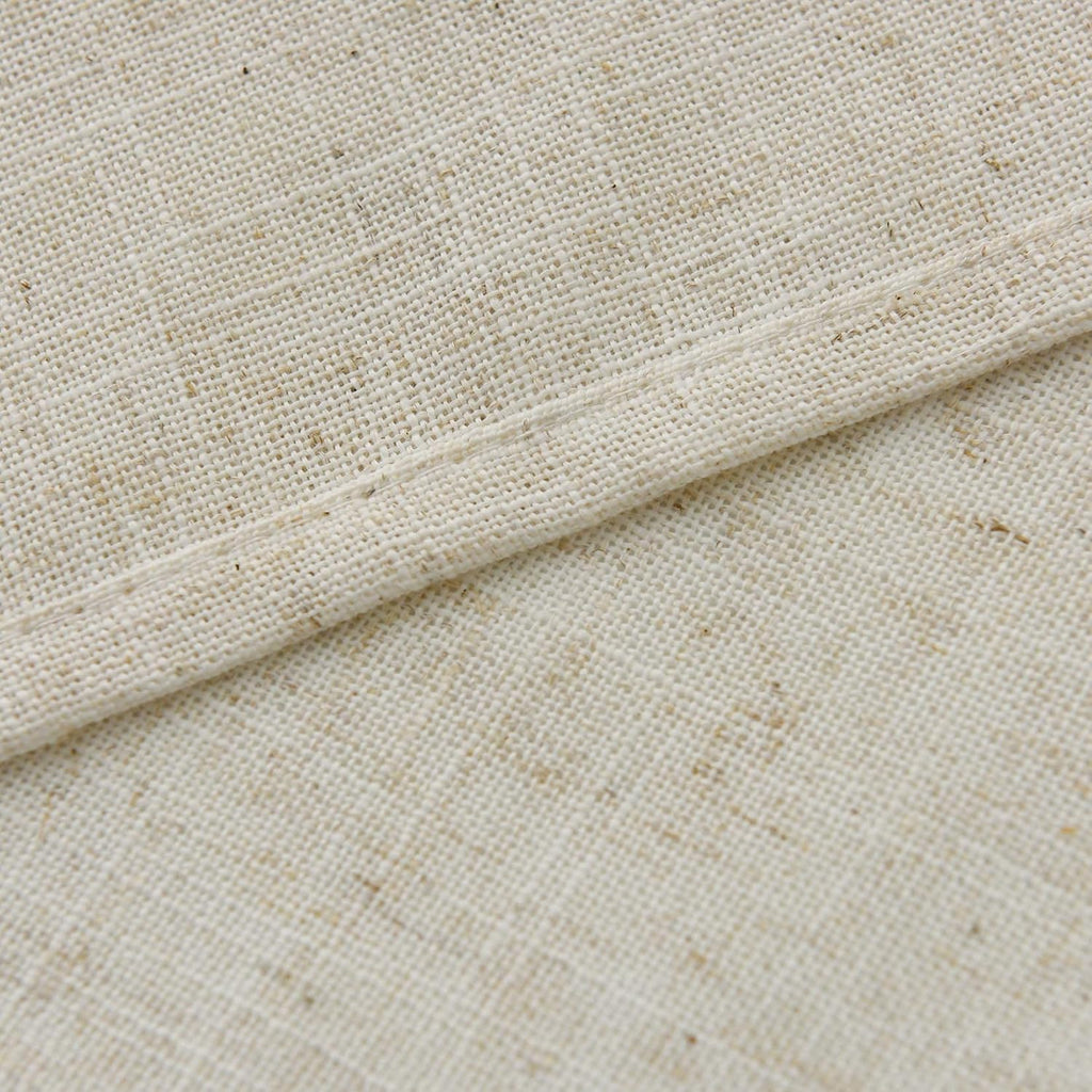 Linen Kitchen Curtains 24 Inch Length Rustic Farmhouse Crude Short Cafe Curtains Rod Pocket Tiers for Small Window