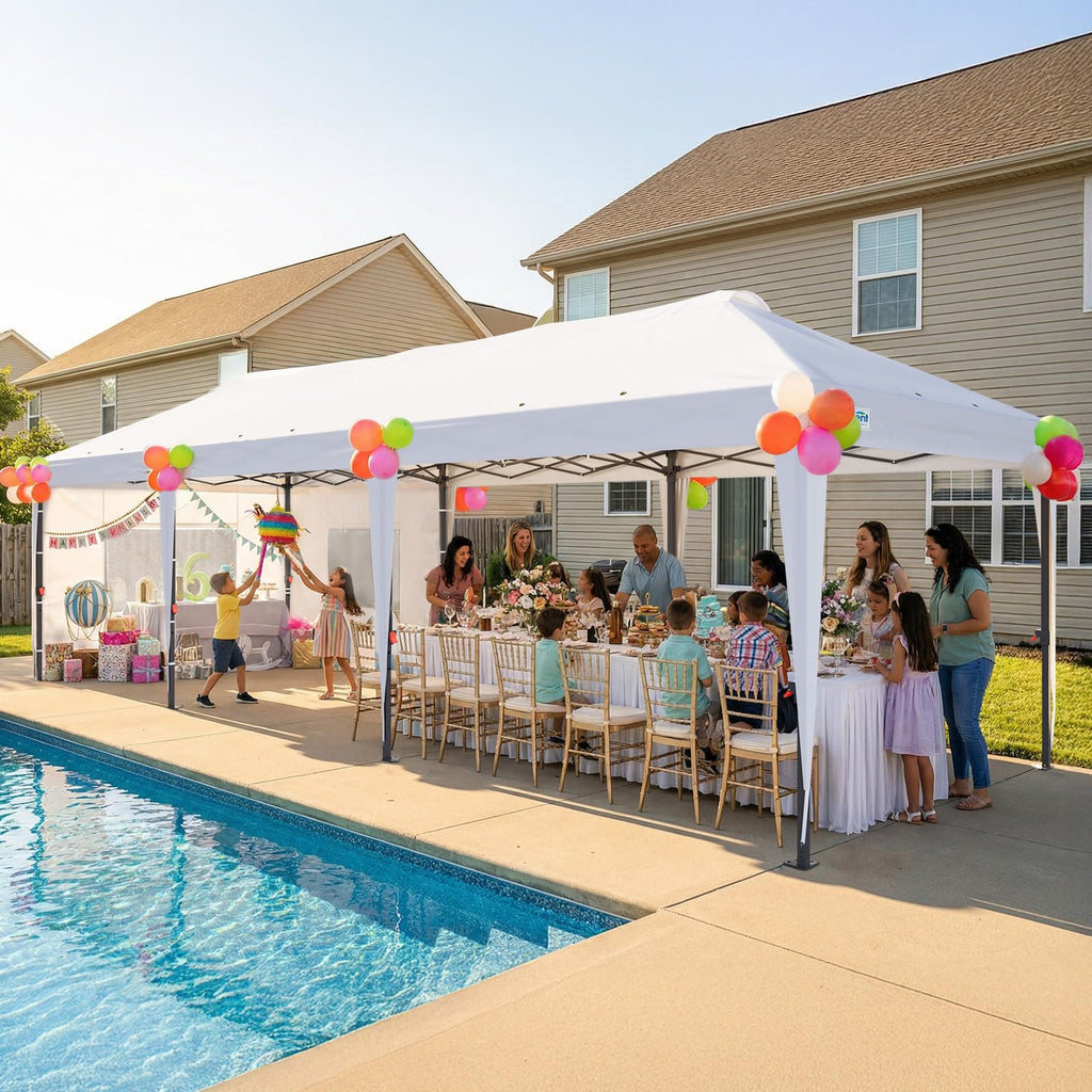 10'x30' Pop up Canopy with Sidewalls
