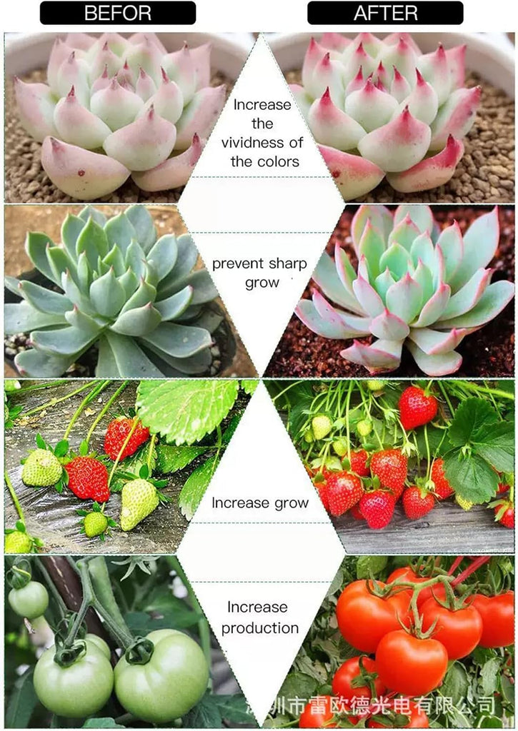 100W LED Grow Light Bulb, E26/E27 Base, 3000K Warm White Full Spectrum, 150 LED Chips for Indoor Plants, Seed