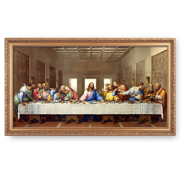 The Last Supper Gold Frame 32.75x18.5
