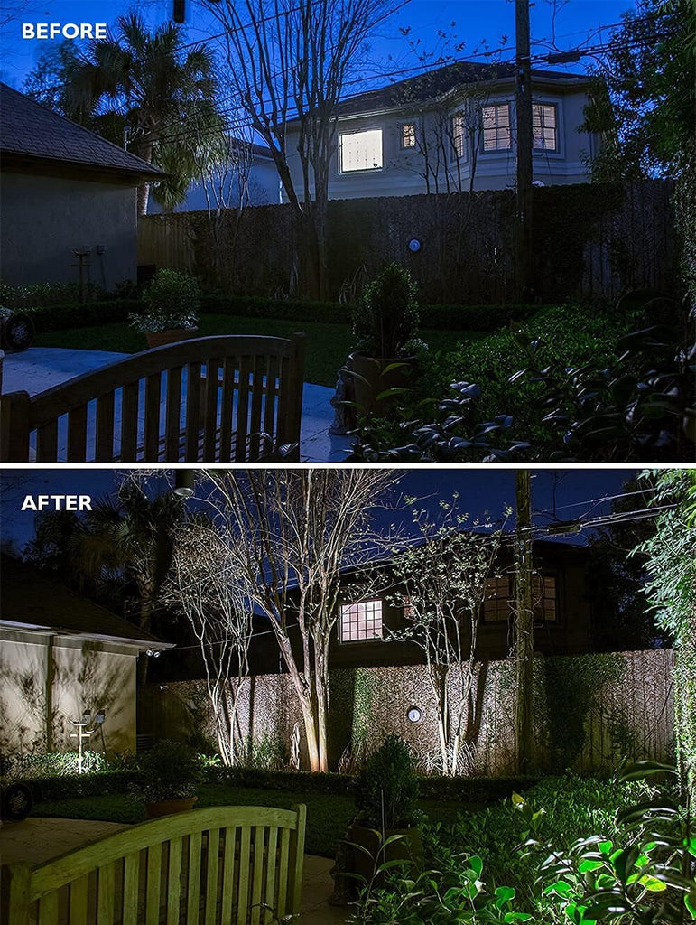 VoltMax 30W LED Flood Light, 120-277V Commercial Security, 1-Pack | Offers 5000K daylight white and 3000lm. Great