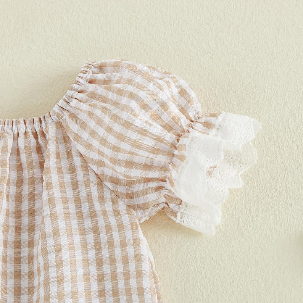 Toddler Baby Girl Clothes Summer Lace Shirts Shorts Set Outfits