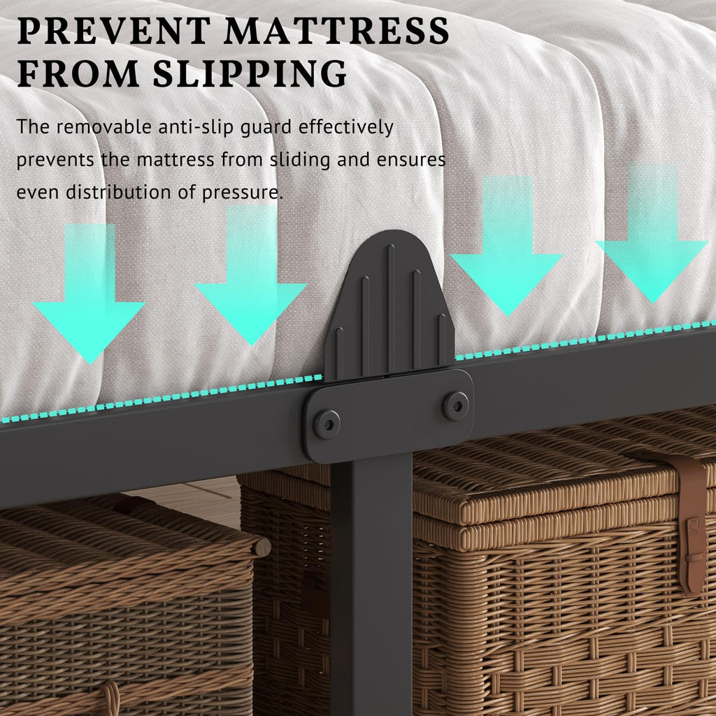 12 Inch Day Bed with Vintage Headboard