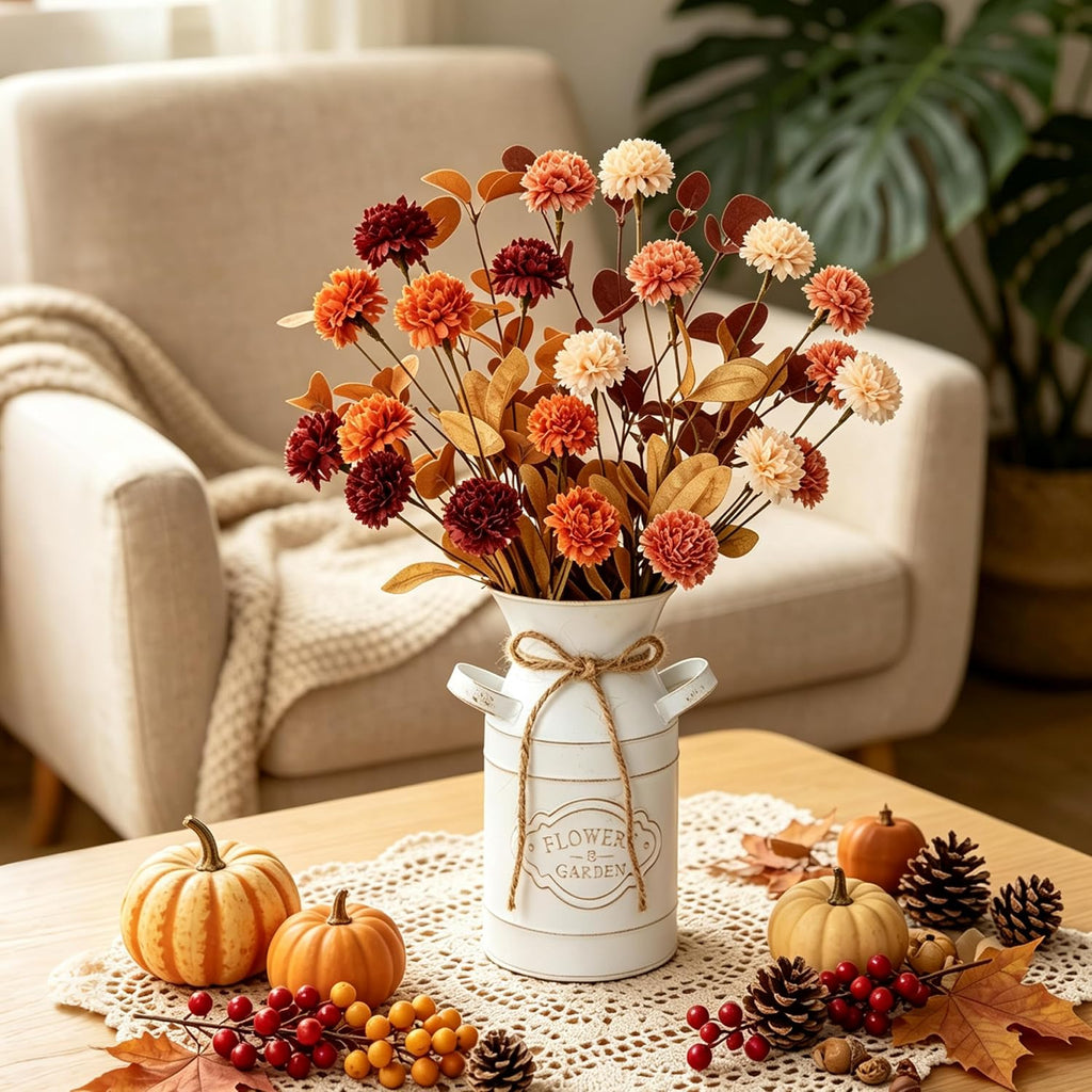 Fall Thanksgiving Table Decorations, Farmhouse Centerpieces for Tables