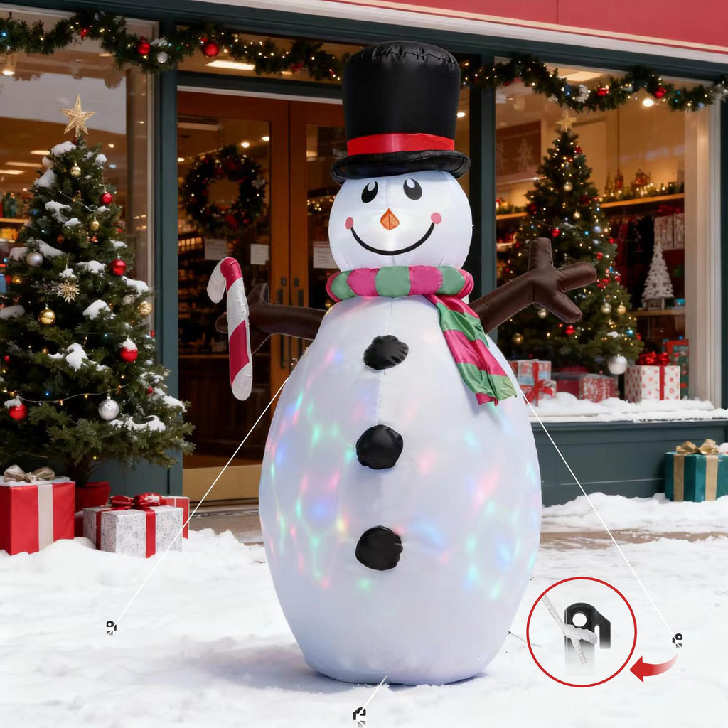 5FT Christmas Inflatables Outdoor Decoration, Snowman Inflatable Christmas Decorations Yard Decor Christmas Party