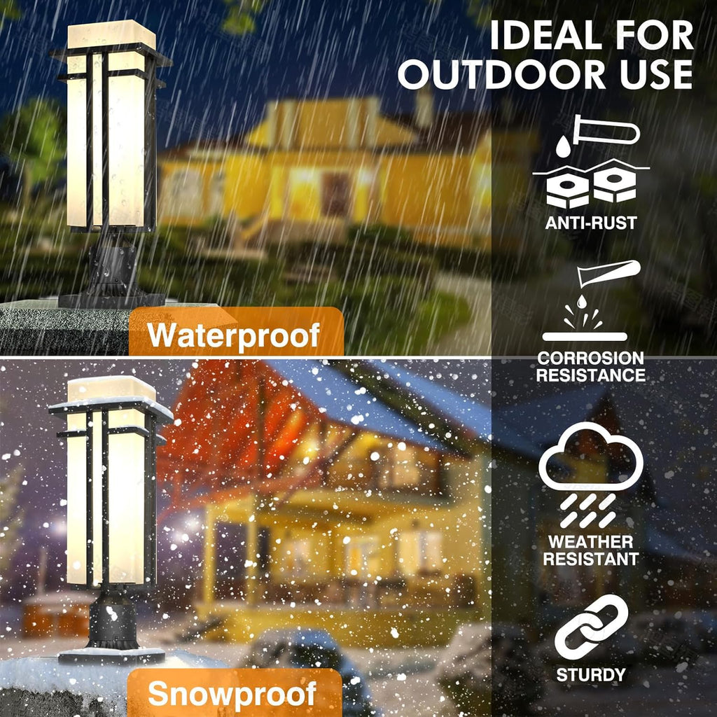 Outdoor Post Light Fixture - Aluminum Lamp Posts Outdoor Lighting