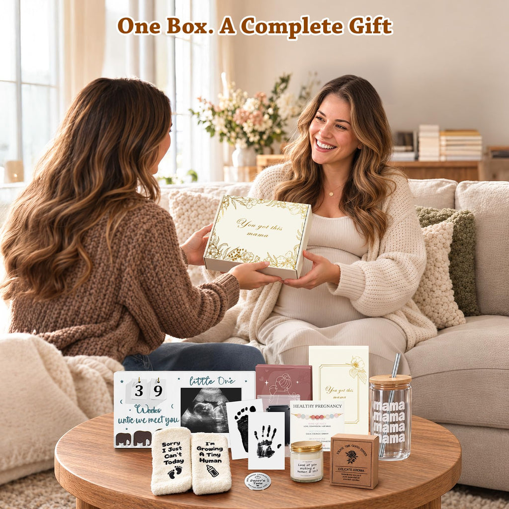 Mom Gifts Basket: Expecting Care & Funny Pregnancy Package