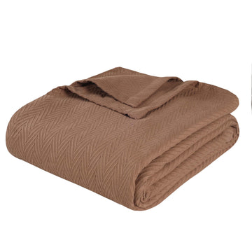 Metro All-Season Cotton Blanket, Woven Blanket for Couch, Bed, Bedding, Farmhouse, Home Essentials, Cute and Cozy
