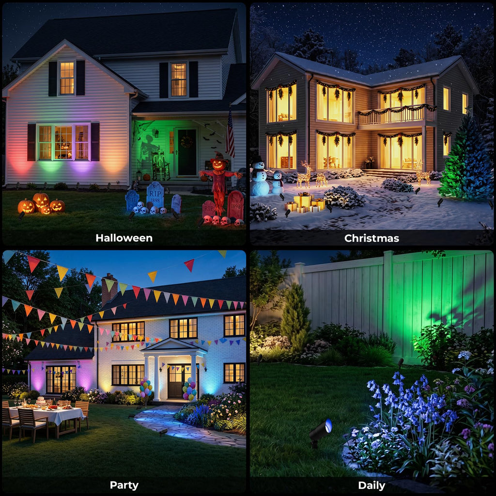 Low Voltage Landscape Lighting, Outdoor Spotlights 16 Pack