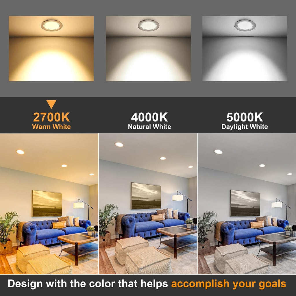 BR30 LED Recessed Can Light Bulb 65W Equivalent 2700K Warm White