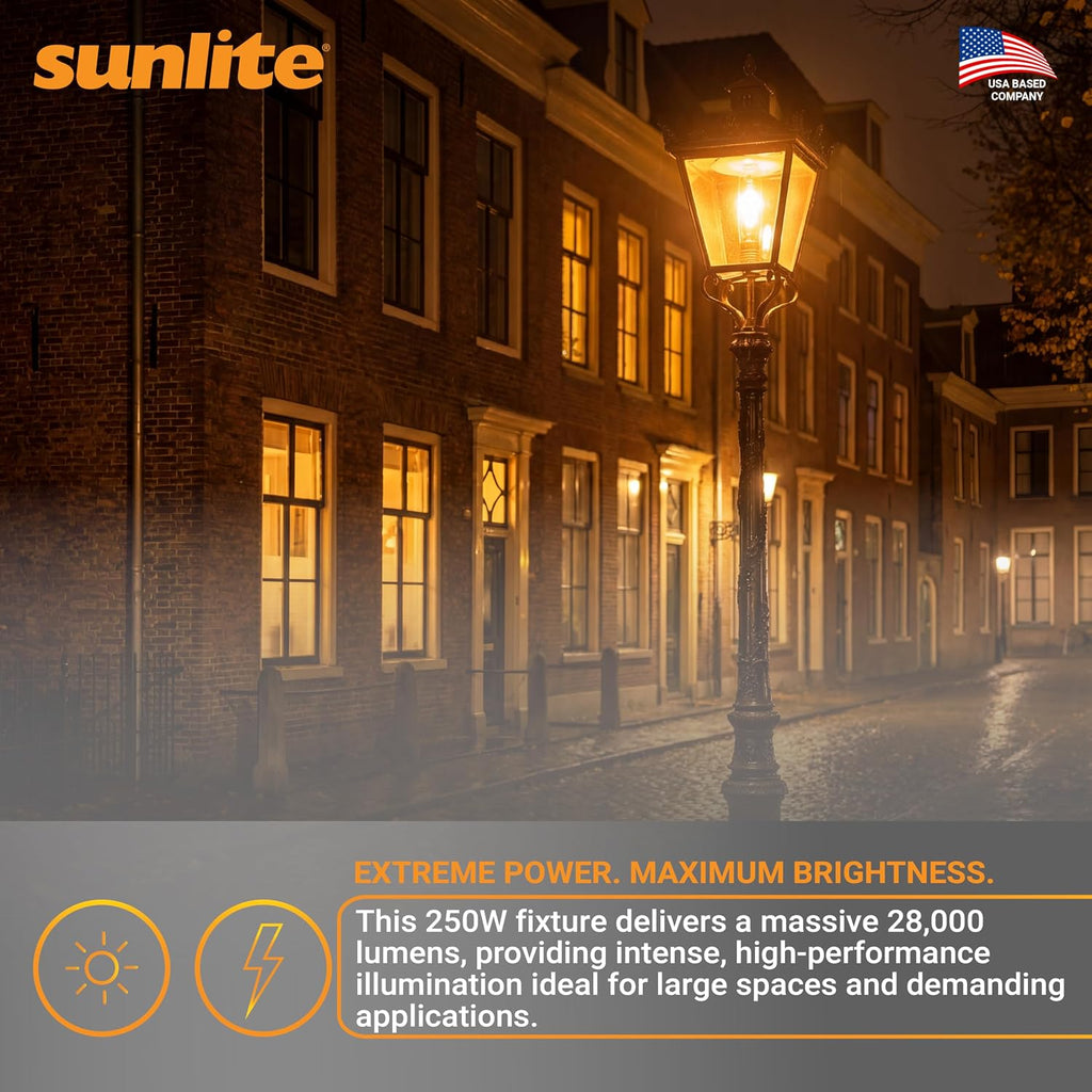 High Pressure Sodium Light Bulb, 400 Watts, ED18/MOG, Mogul Base (E39), ANSI Code S51, 48,000 Lumen, 20,000