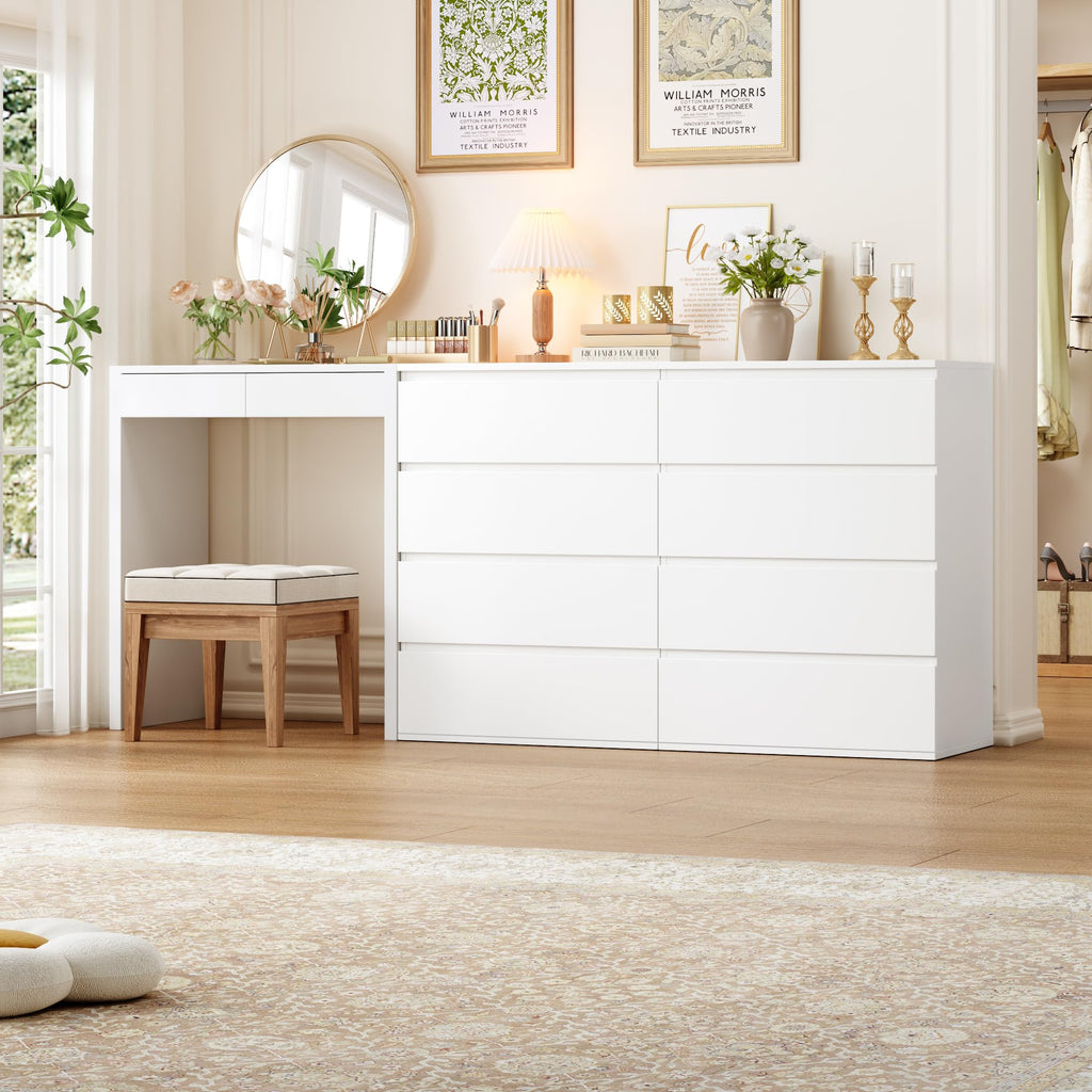 White Dresser, Dresser, Small Dresser Chest of Drawers