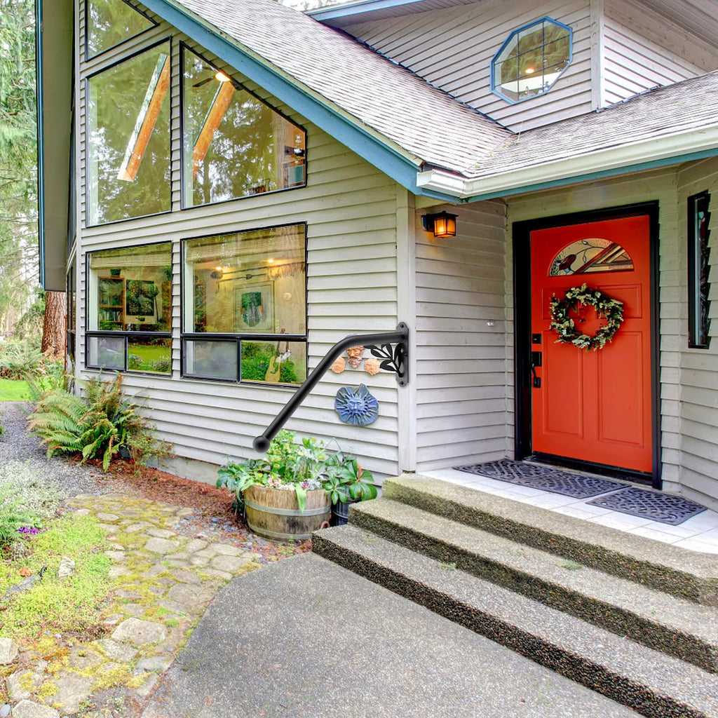 HandRails for Outdoor Steps Stair Railing | Casa Home Living