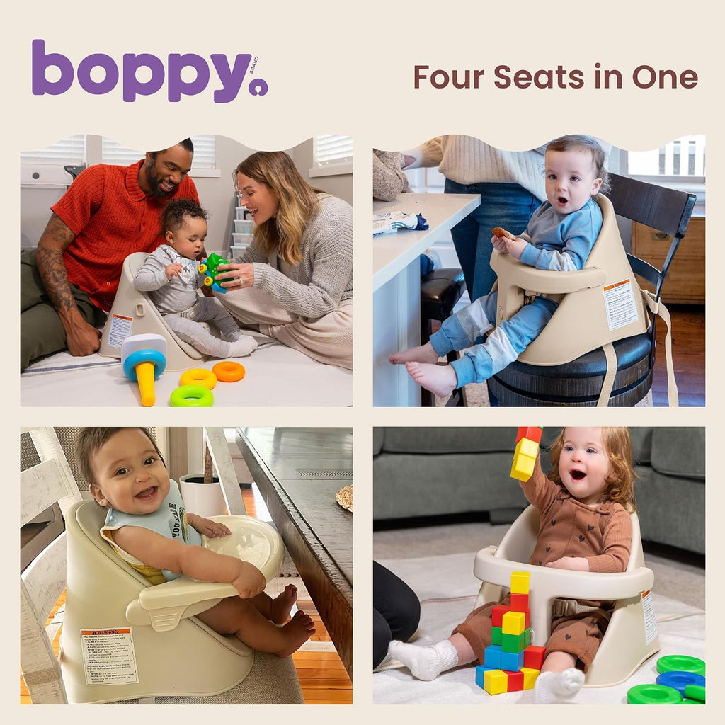 Proper Posture Floor & Booster Seat, Infant Seat & Washer-Safe Tray | Ergonomic Infant and Toddler Seat, Removable