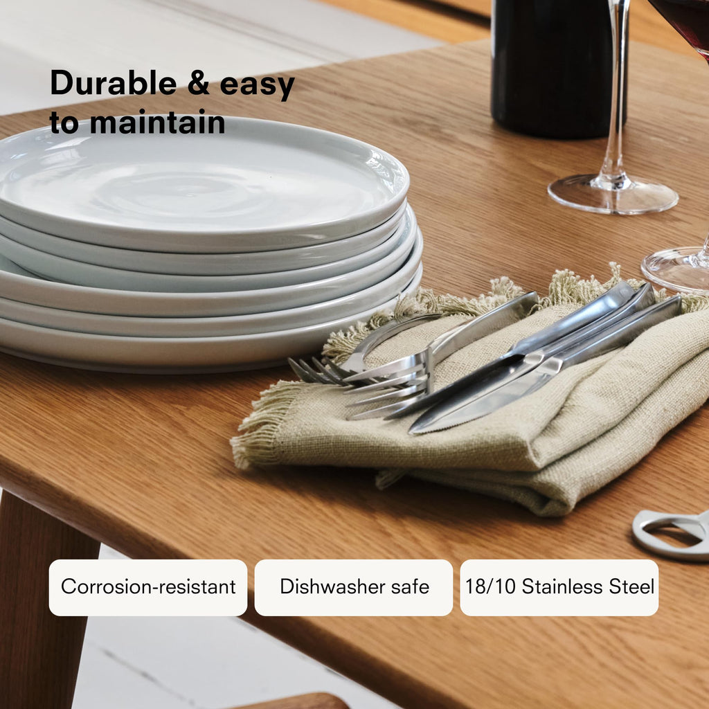 18/10 Stainless Steel Forged Flatware Set | 20 Piece Set