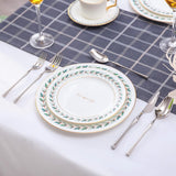 20-Piece Silverware Set for 4,Modern 18/10 Stainless Steel Flatware Set,Unique Rustic Cutlery Utensils Set