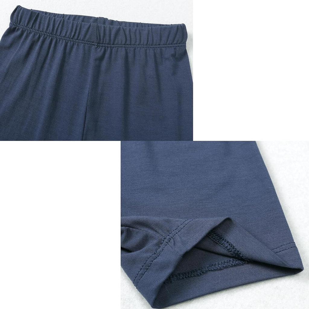 Unisex Toddler Short Summer Pajamas Set Rayon of Bamboo
