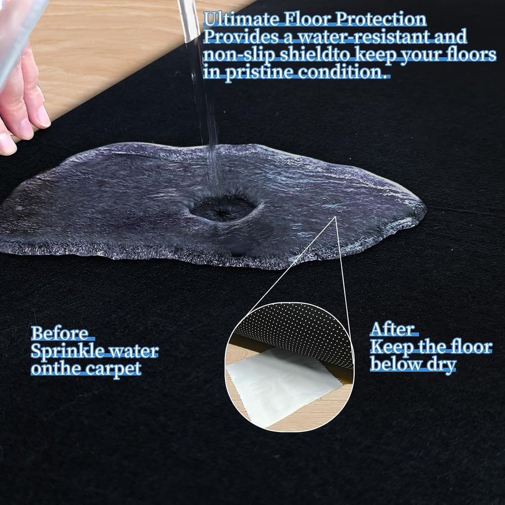 Anti-Slip Carpet Mat, 8x10 Rug pad, Felt Rubber Carpet Mat - Set of 80