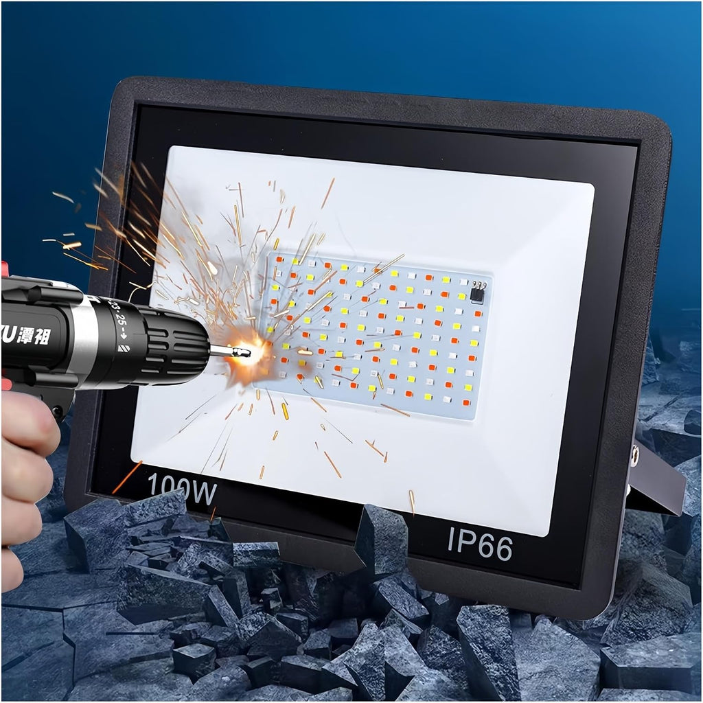 RGB Waterproof LED Flood Light, Remote Color Changing Garden Light(20W)