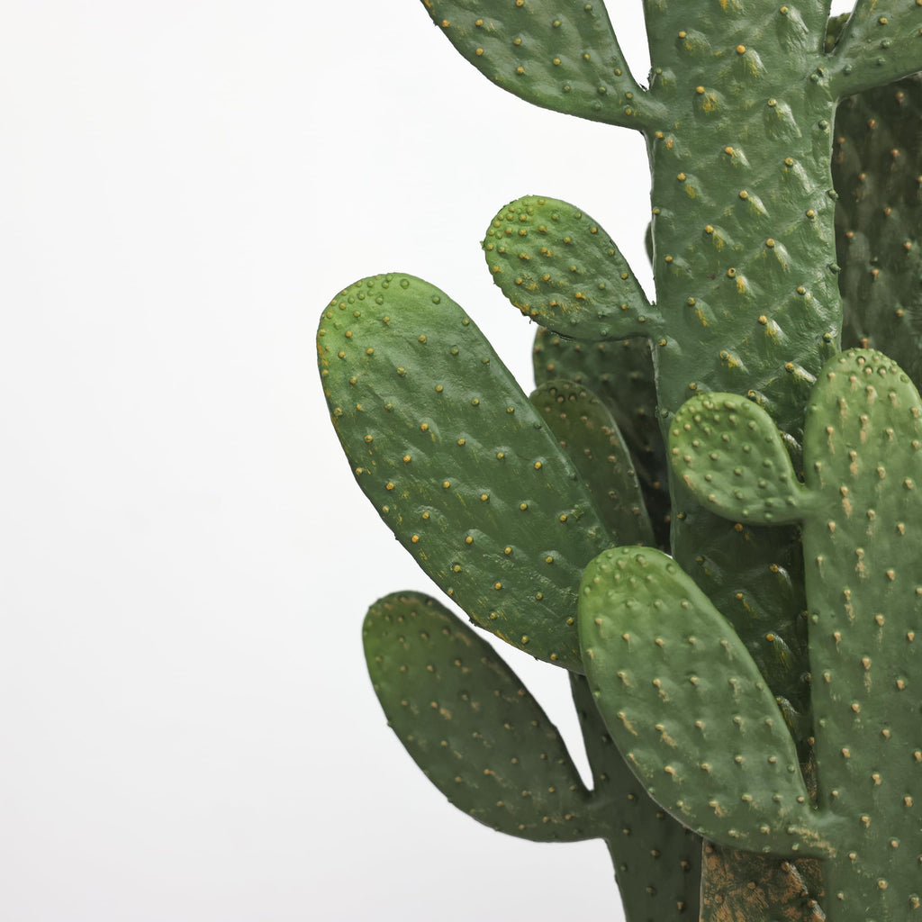 Artificial Cactus Plant, 28.7 inch Tall Faux Potted Cactus with 4 Different Height Cacti, Fake Cactus with Decorative
