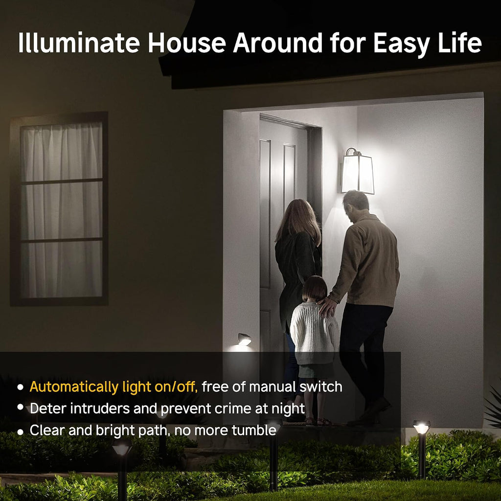 Dusk to Dawn Light Bulbs, 40W Equivalent, 5000K Daylight, 4 Pack