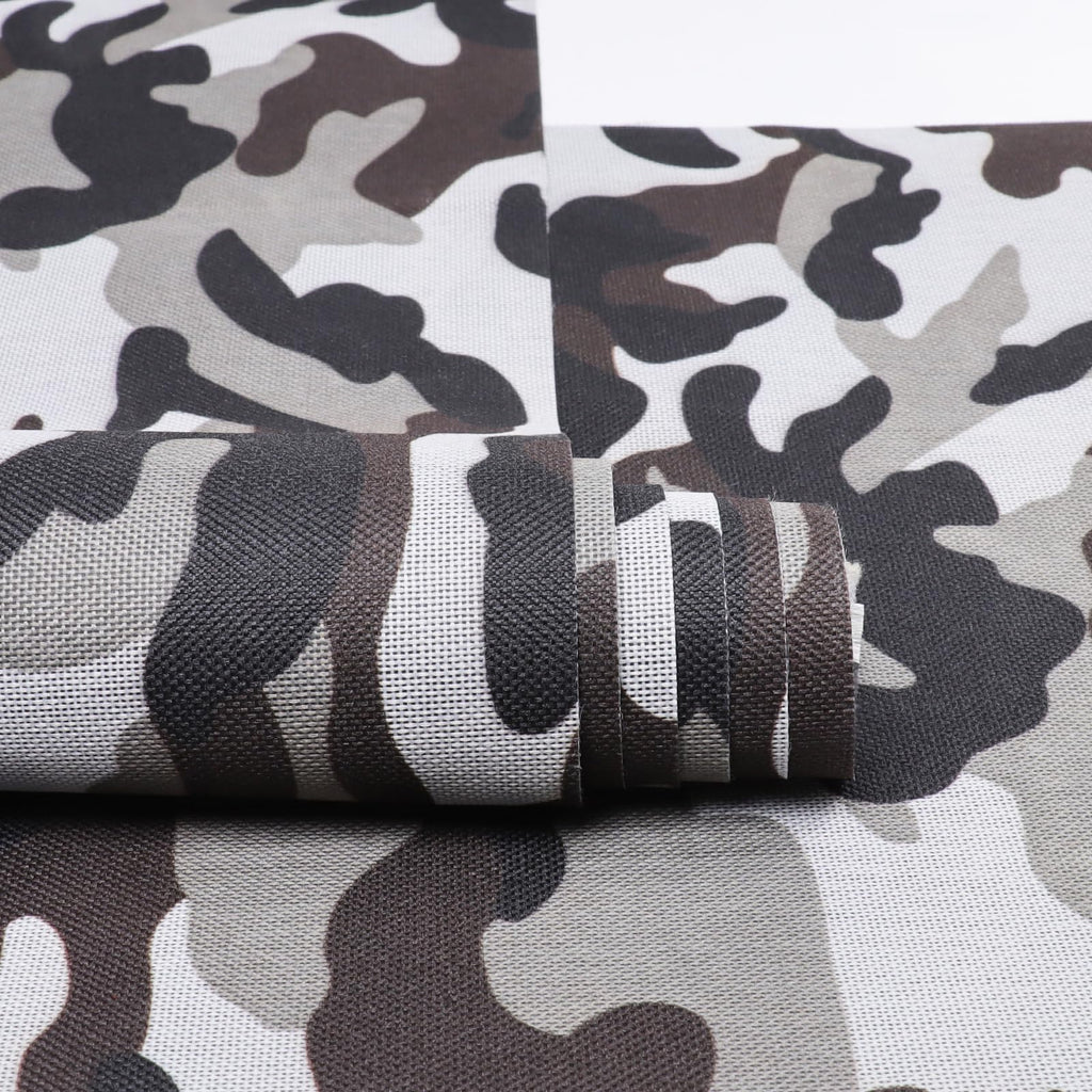 Marine Waterproof Canvas Fabric 600D Camouflage Material 60"×185"