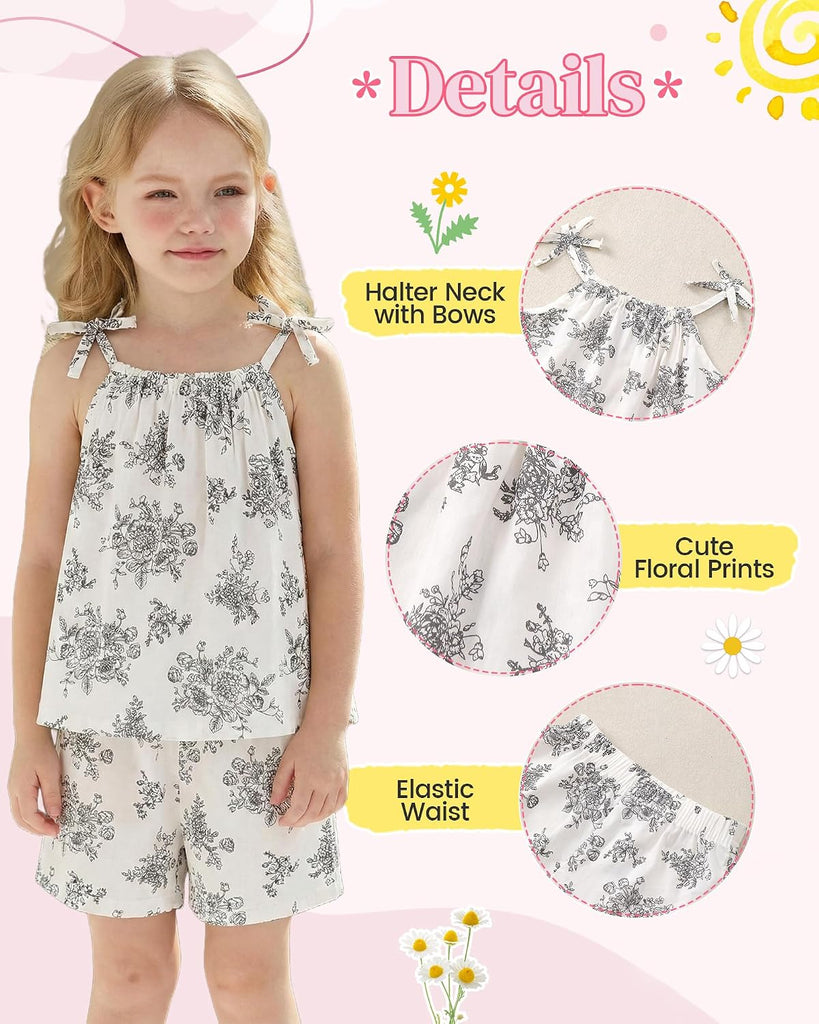 Toddler Baby Girl Clothes Summer Outfits Gift Cami Top Shorts Set