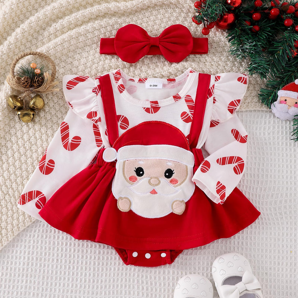 Thanksgiving Baby Girl Outfit Infant Fall Romper Dress Turkey Pumpkin Print Bodysuit Tutu Dresses Newborn Clothes (B