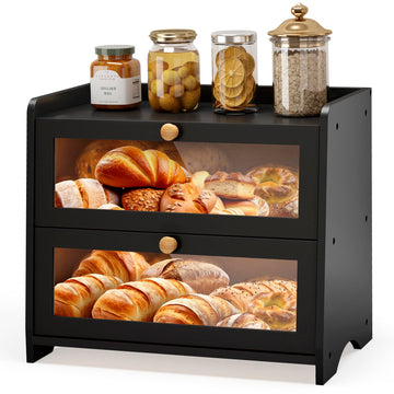 Double Layer Container Countertop Homemade Bread