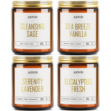 Scented Candles - Candle Set, 36 oz Soy Candles - Set of 36