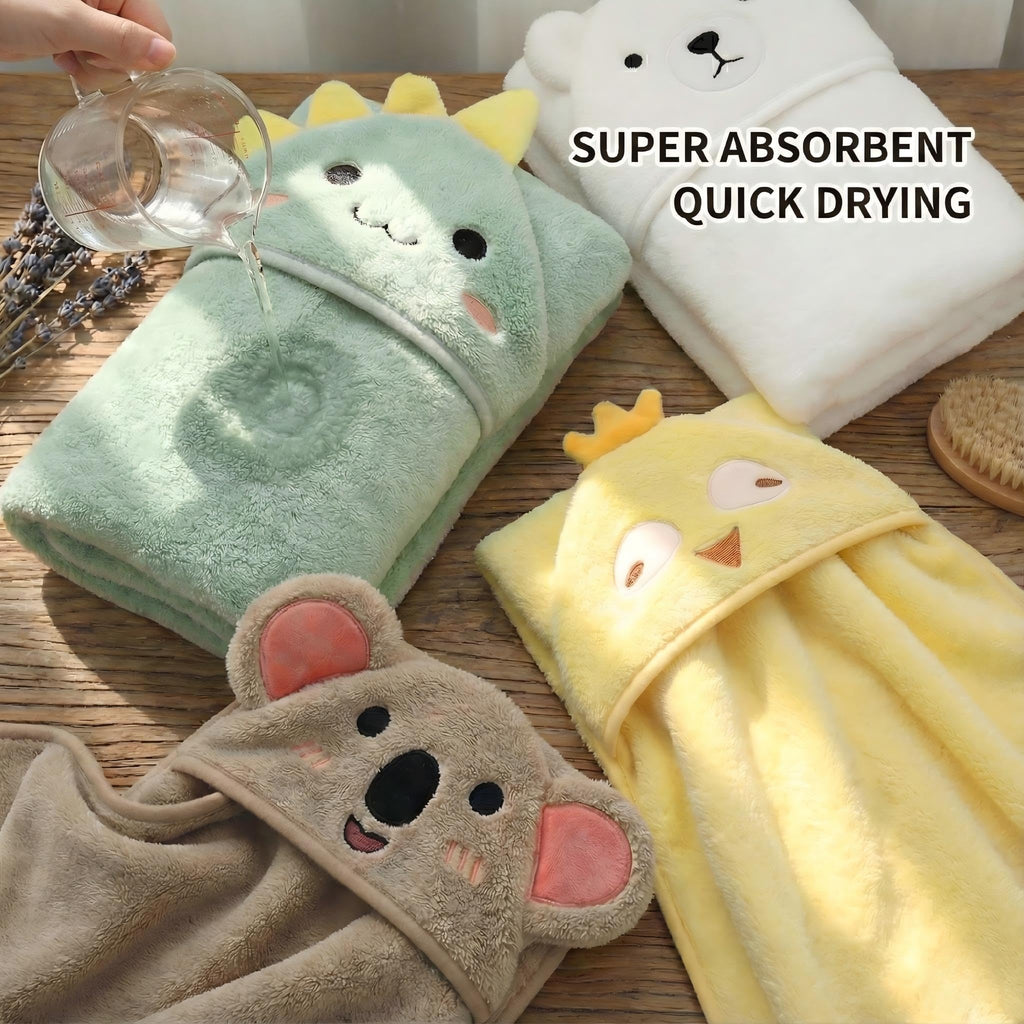 Hooded Baby Towel - 4 Pack Premium Soft Bath Towel for Baby, Newborn,Infant - Ultra Absorbent,Natural Baby Stuff