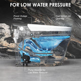 Smart Bidet Toilet with Pump-Assisted Dual Flush, Foam System, Foot Sensor Operation, 12-Inch Rough-In, Heated Seat, Warm Water, Air Dryer, LED Display, Night Light