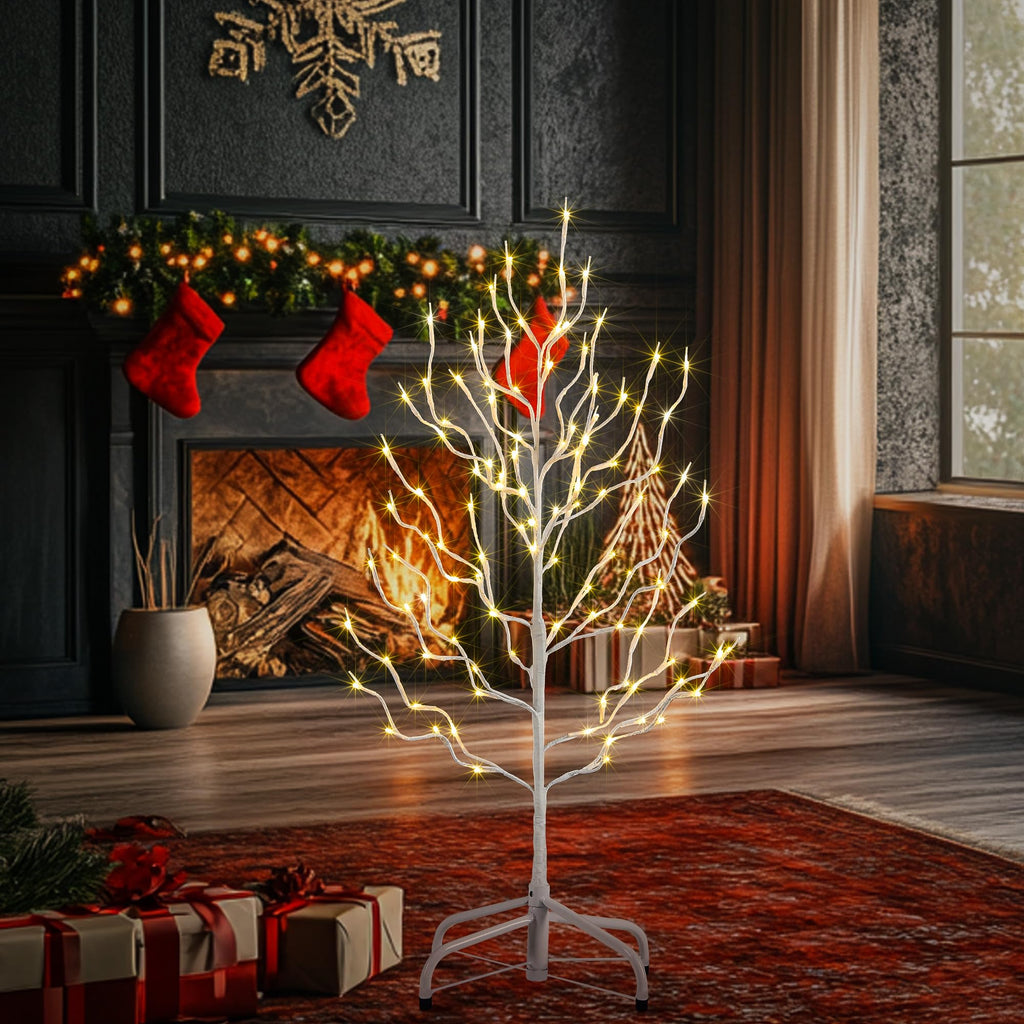 Lighted Twig Tree 3FT LED Artificial Tree for Decoration Inside and Outside Home Patio Wedding Festival Christmas