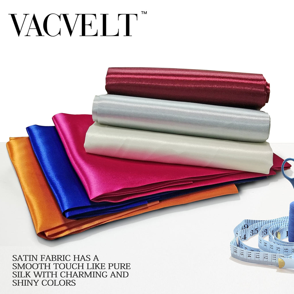 Gold Satin Fabric by The Yard 60 Inch Wide (1 Yard)