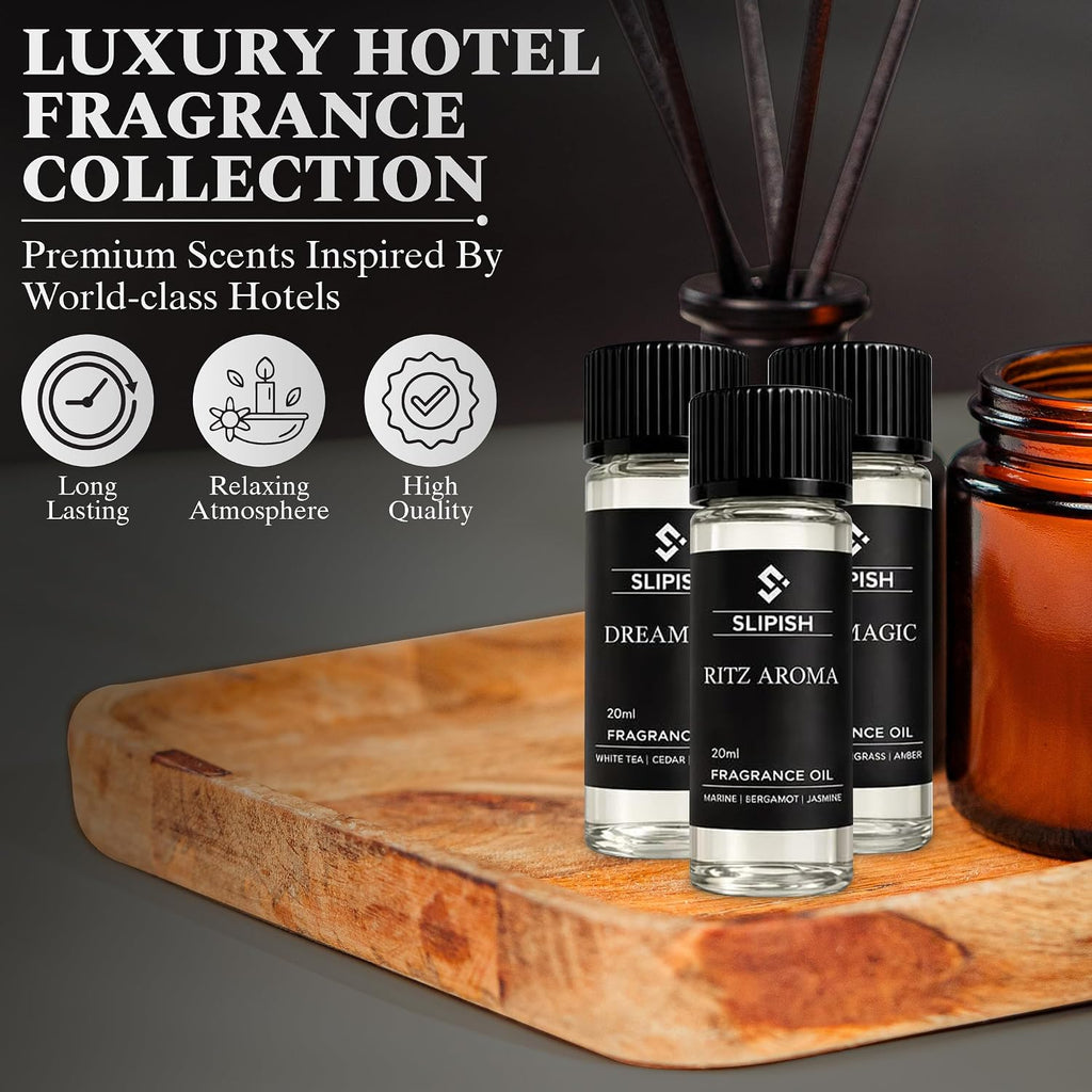 Hotel Diffuser Oil Discovery Kit - 5 × 20ml Fragrance Oils | Inspired by Elite 5-Star Hotel Scents | Aromatherapy