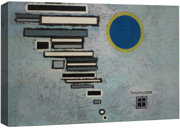 Unequal by Vassily Kandinsky - Canvas Print Wall Art Famous Painting Reproduction - 12" x 18"
