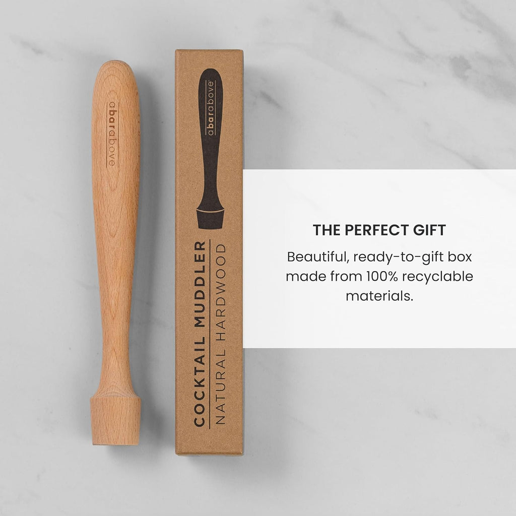 Plastic Muddler for Cocktails, 12 Inch Long Ergonomic Handle