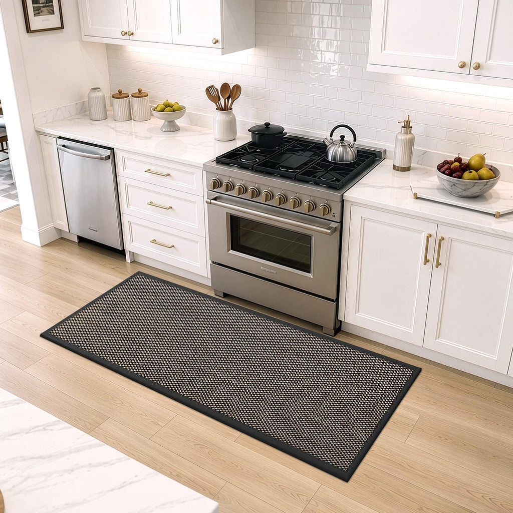 Ultra Th Runner Rug 24x72, Non Slip Entryway Rugs, Black