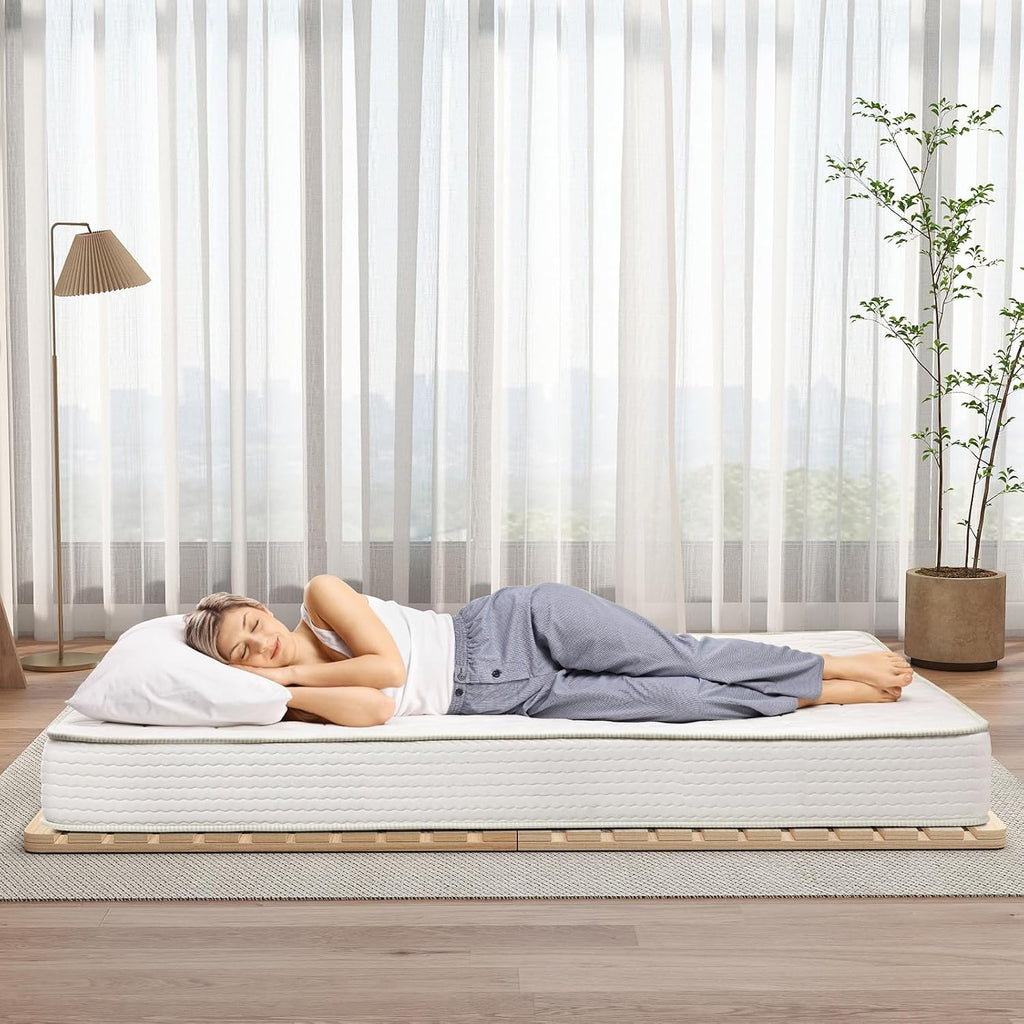 Floor Bed Frame, Foldable Tatami Bed Frame Futon Frame