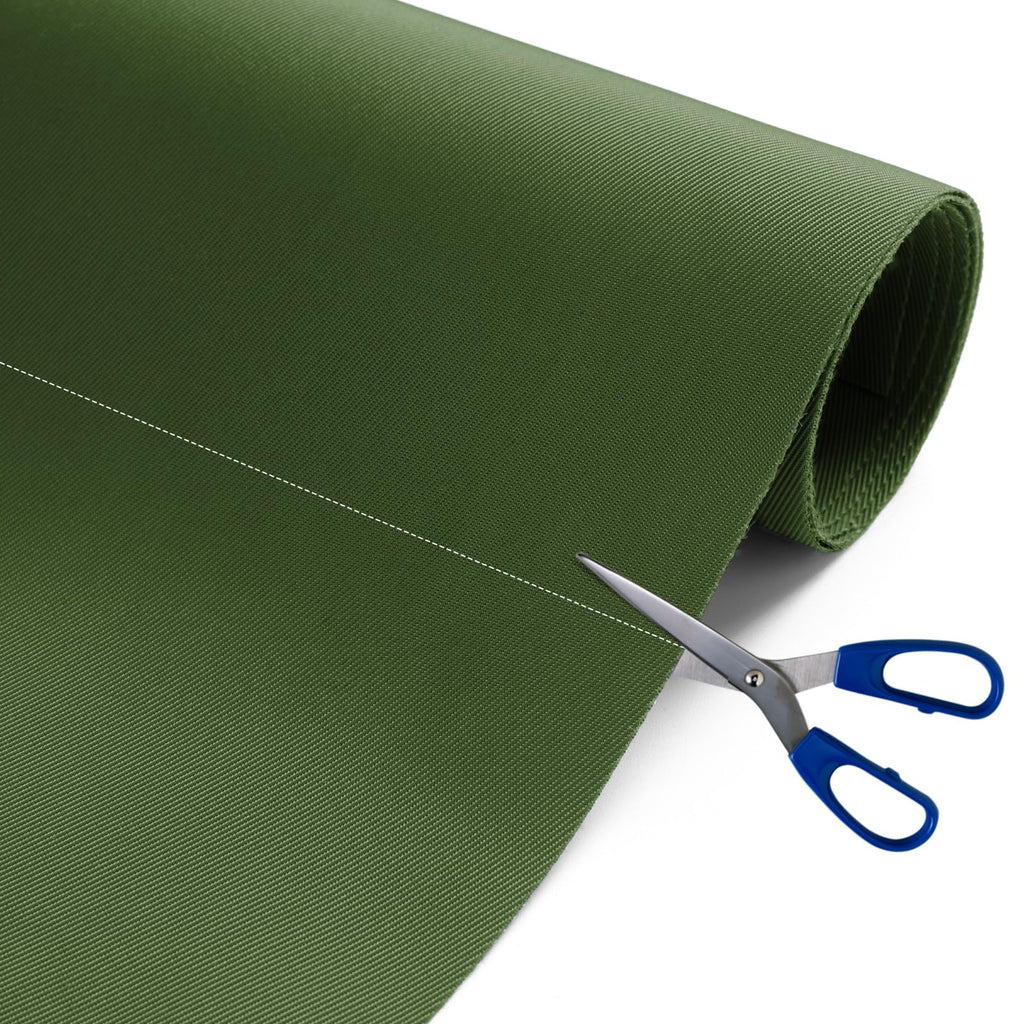 Waterproof Nylon Fabric 420D Twill Fabric by the Yard 58x36 Inch RetroGreen