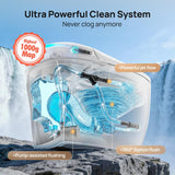Smart Toilet with Bidet Built-in: Bidet Toilet with 4 Washing Modes Child Friendly, Toilet Bidet with Heated Seat