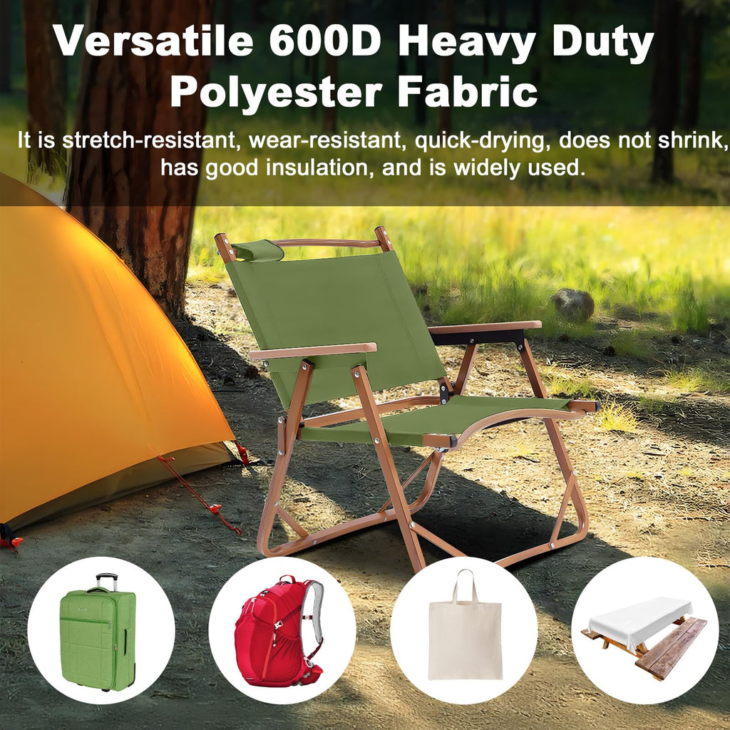 Waterproof Upholstery Canvas Fabric by the Yard, 2 YDS Green