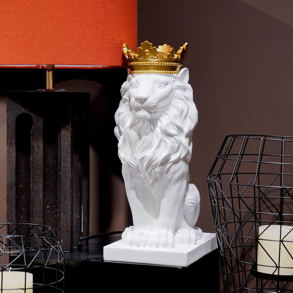 Sculptures Home Décor Lion Statue 8.5 * 5.5 * 15 Inch