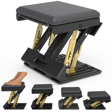 120 lbs Ergonomic Adjustable Under Desk Footrest & Leg Rest Stool