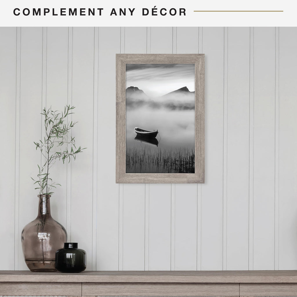 Museum Poster Frame, 11x17, Barnwood