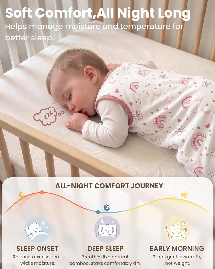 Rayon Made from Bamboo Sleep Sack 1.0 TOG, Baby