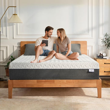 Queen Memory Foam Mattress, 12 Inch Queen Size Mattress in a Box, Green Tea Gel Infused Foam for Pressure Relief and