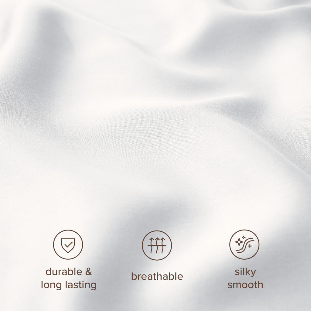 Lyocell Tencel Sheet Set (Twin XL, White)